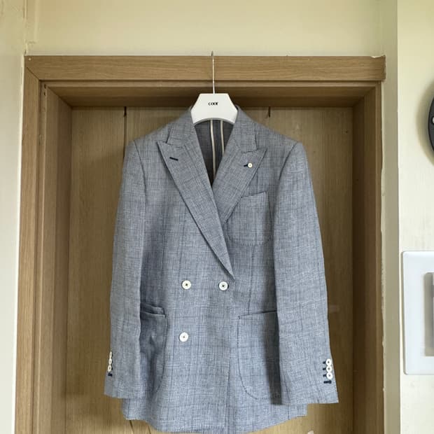 반하트 디 알바자 린넨 더블 자켓 100