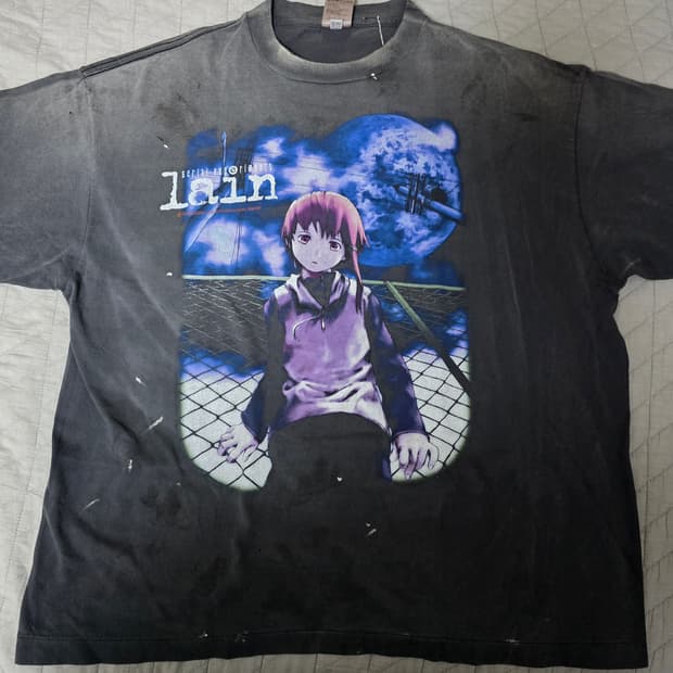 [XL] 세인트미카엘X긱스룰 레인 티셔츠