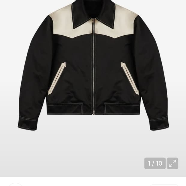 100 L) 세비지 SAVAGE 웨스턴 사틴 블루종 Western sat