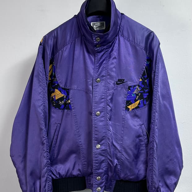 90s 나이키 유광 윈드브레이커 자켓 (on.145)