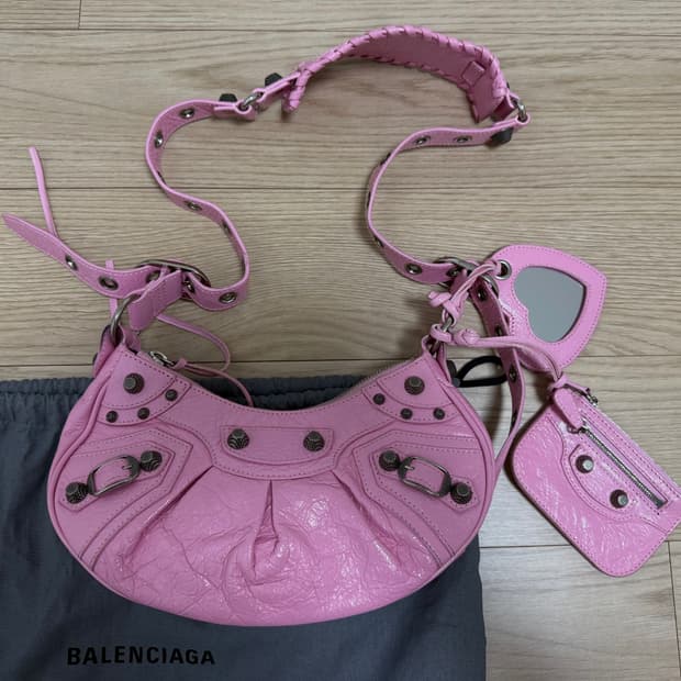 발렌시아가 르 카골 XS 핑크 숄더백