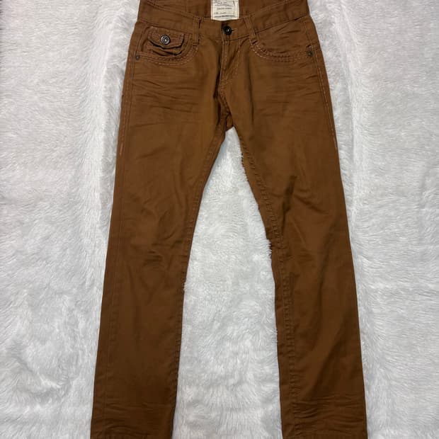 Lolita jeans zipper detailed pants