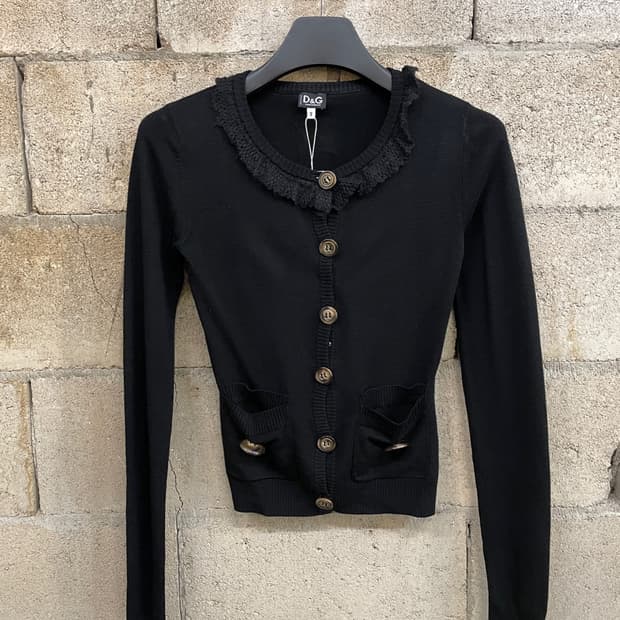 돌체앤가바나 레이스 가디건