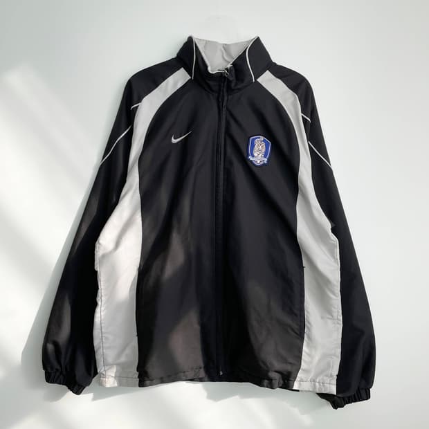 C2 나이키 2002 대한민국 국가대표팀 국대 바람막이 재킷 110사이즈