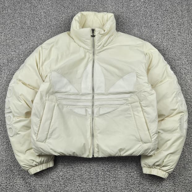 아디다스 아디컬러 빅로고 숏 패딩 자켓 ( XS ) / 10303