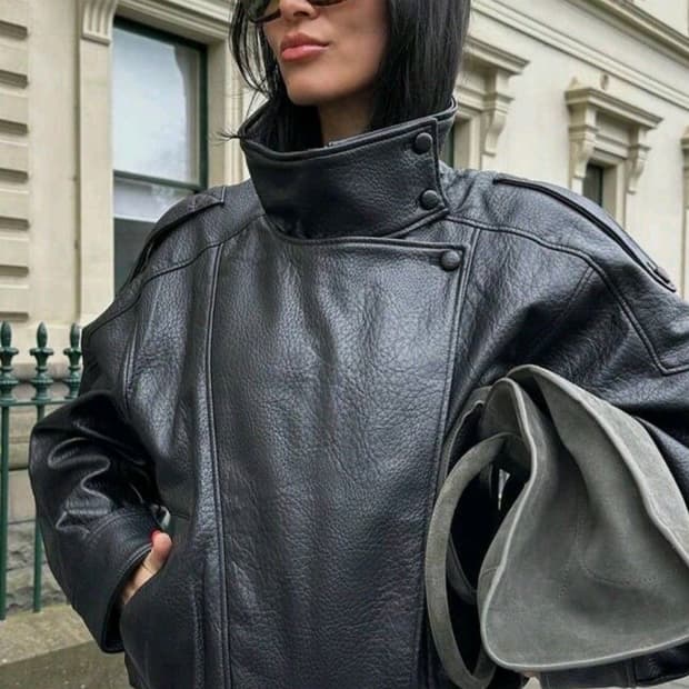 자라 듑 레더자켓