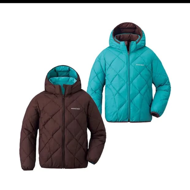 몽벨 리버시블 다운 파카 키즈