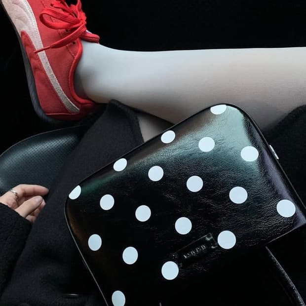 알키알카 도트 미니백 2way