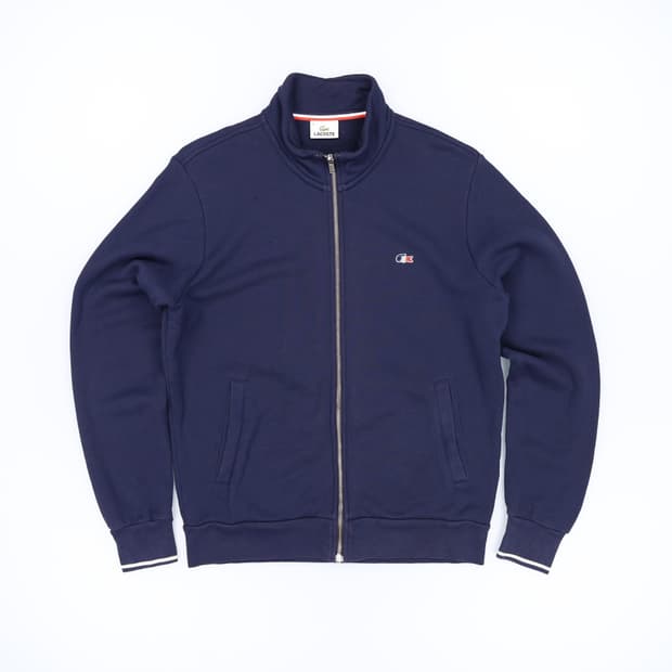 [4/100] 라코스테 풀집 집업 자켓 네이비 3777