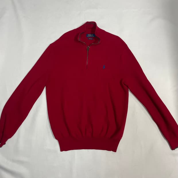 랄프로렌 폴로 피마코튼 쿼터집업