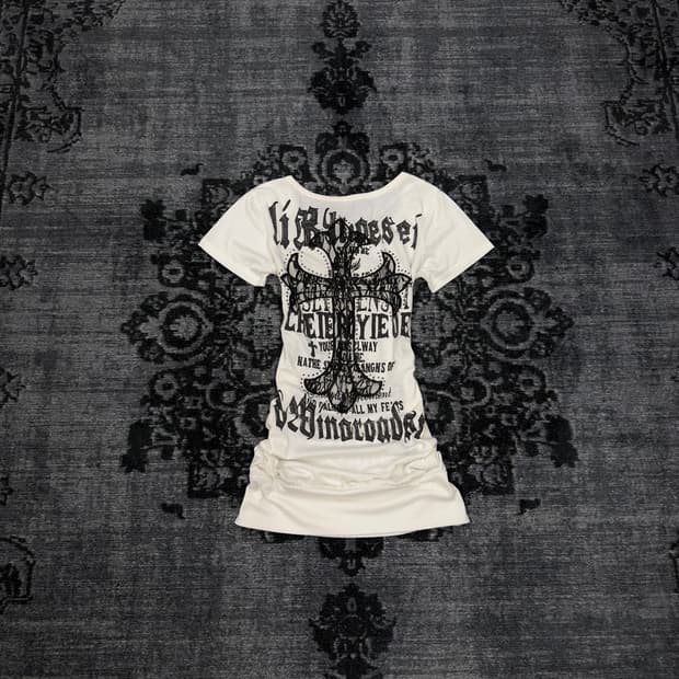 00s Japanese cross gimmick t shirts