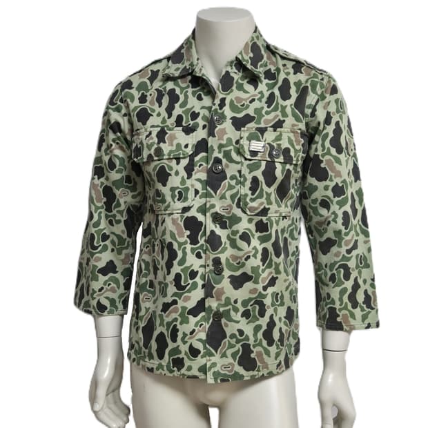 국군 구형 공군 상병 제대복 예비군 덕헌터 전투복 상의 자켓 (S)