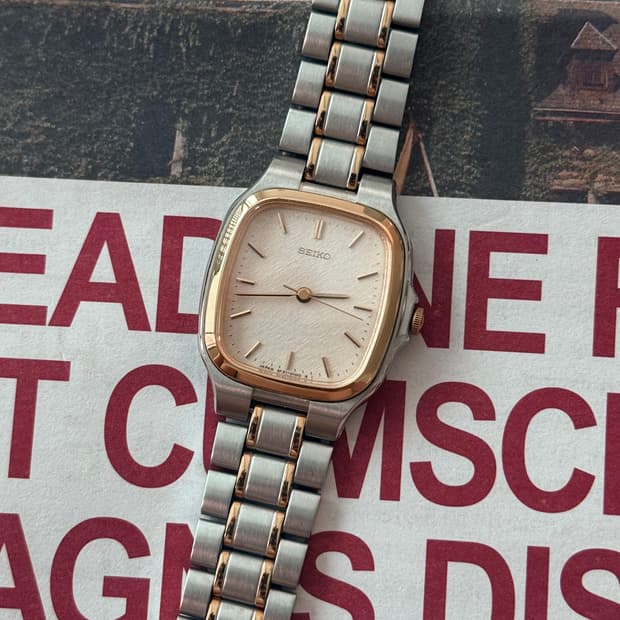 Seiko 세이코 Square Quartz Combi