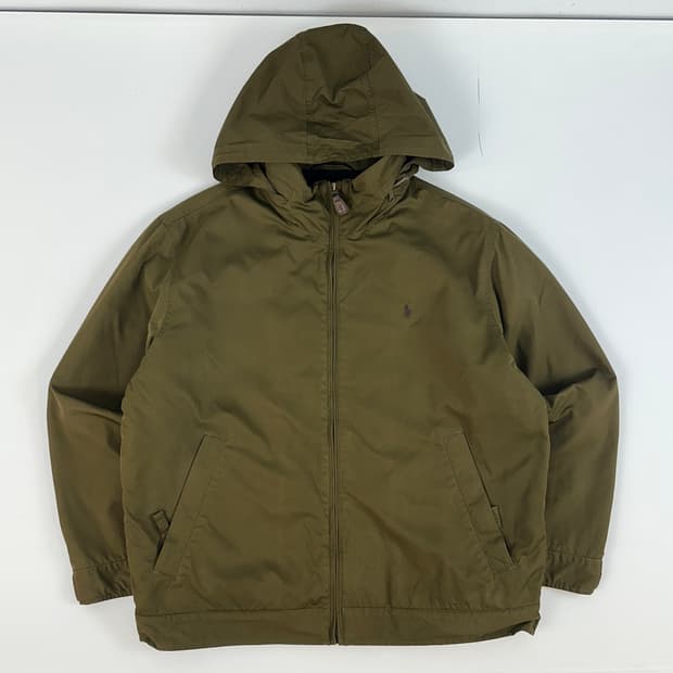 폴로랄프로렌 90s 플리스 라이닝 쉘 자켓 XL