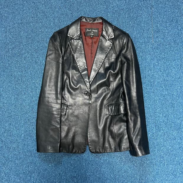 First Avenue de base 양가죽 블레이저