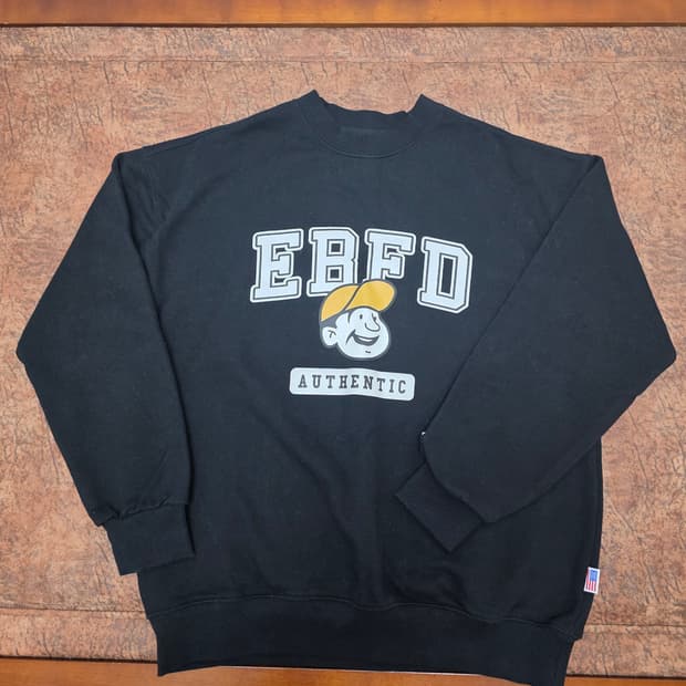 이벳필드 베츠 어센틱 맨투맨 블랙 M