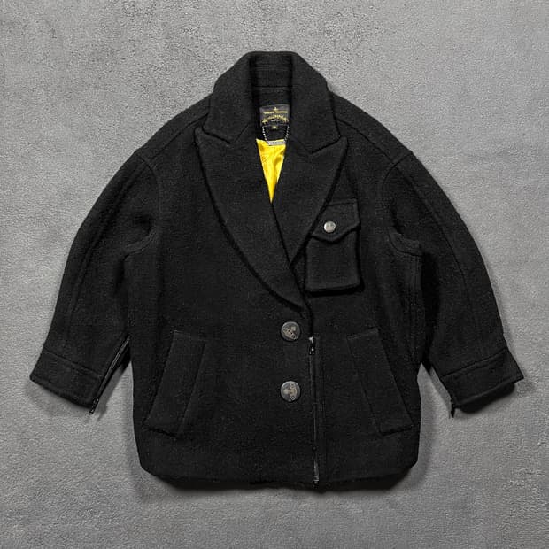 비비안 웨스트우드 앵글로 매니아 울 숏 자켓