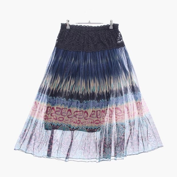 보헤미안 빈티지 히피 롱 스커트