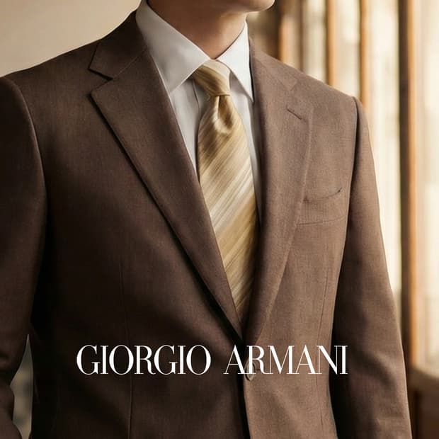 조르지오 아르마니 실크 스트라이프 넥타이 9.4cm A등급 k1915
