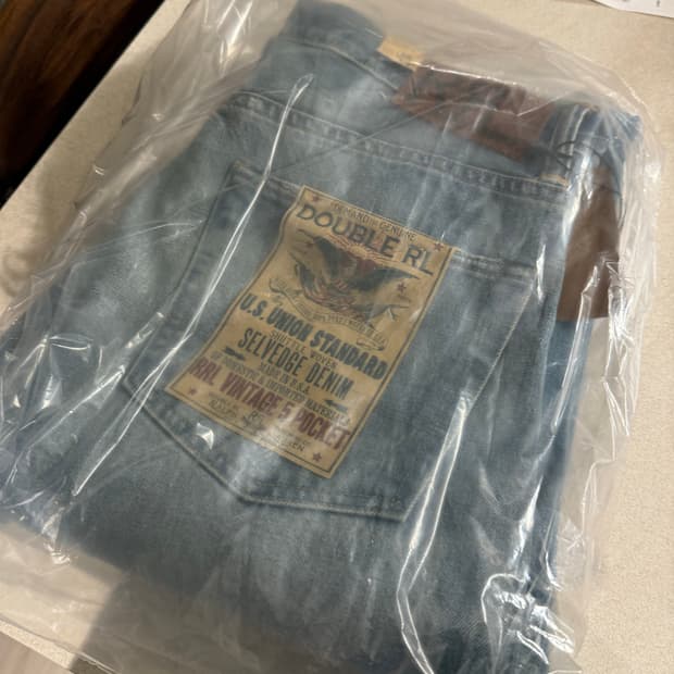 RRL 빈티지파이브포켓 미드랜드 32/32 새상품 팝니다