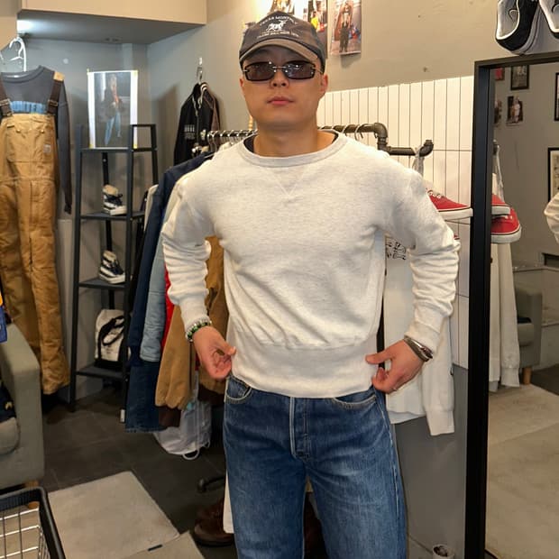 90-00’s Denime sports line sweatshirt 