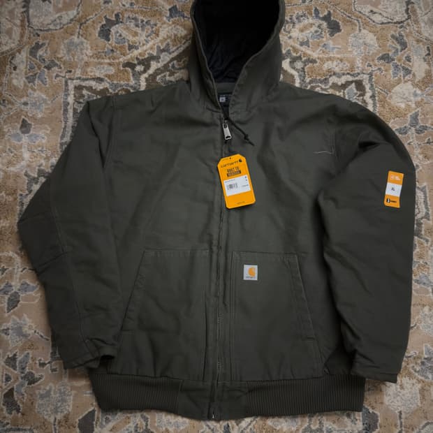 [칼하트] 104050 워시드 덕 액티브 자켓 - MOS(모스) XL