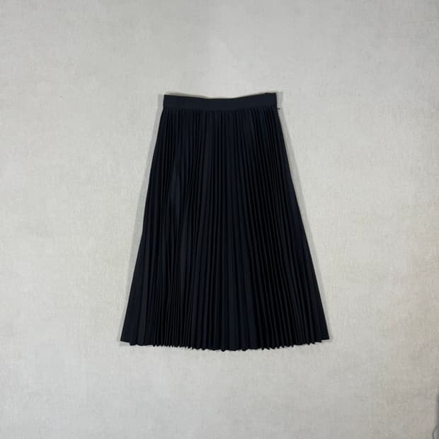 Pleated Black Skirt