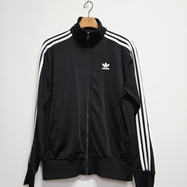아디다스 삼선 블랙 트랙탑