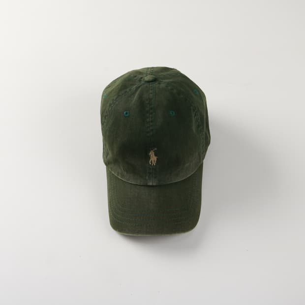 90's 빈티지 폴로 랄프로렌 워시드 볼캡 모자