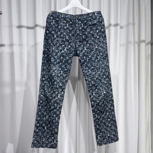 [정품] 루이비통 워크웨어 모노그램 데님 팬츠 1ABJMP