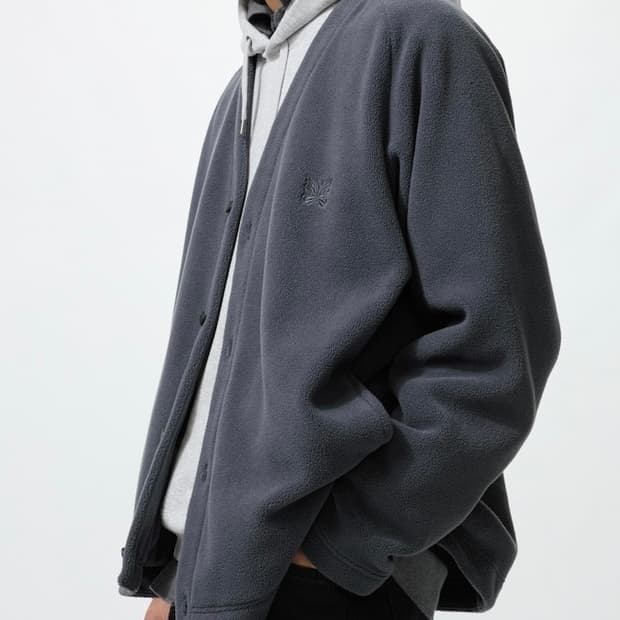 [새상품] 유니클로 니들스 가디건 그레이 L