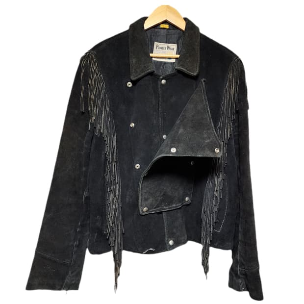 Pioneers 80's 파이오니어 덮개 아메리칸 웨스턴 프린지 자켓