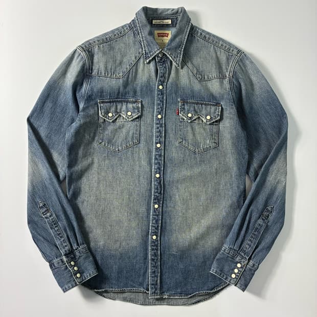 Levi's  리바이스 레드탭 웨스턴 데님셔츠 