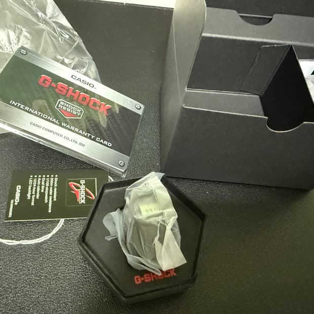 지샥 나노 링워치 블랙 G-SHOCK DWN-5600-1DR