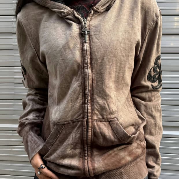 salvage Hooded zip-up 