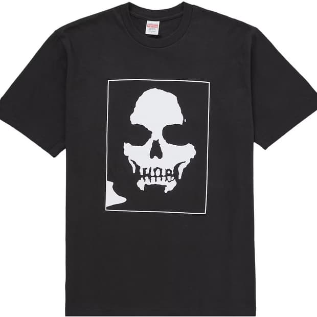 슈프림 넘버나인 맨슨 티셔츠 블랙 M