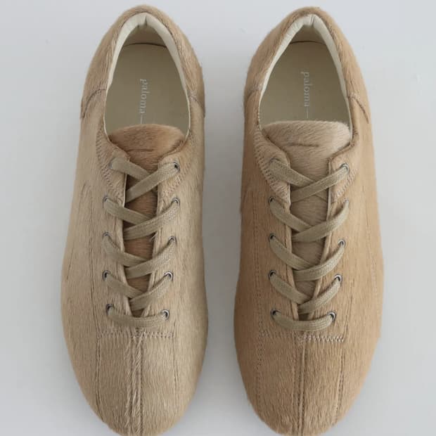 (36,37,38) 팔로마울 MILES 스니커즈 / 송치베이지