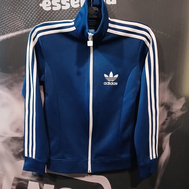 아디다스 삼선 트랙탑 블루