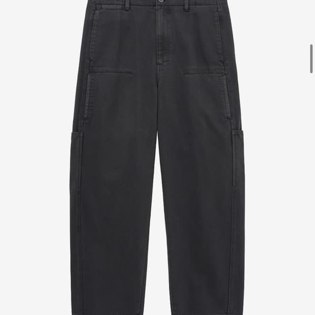 인사일런스 가먼트다이드 바텍 팬츠 CHARCOAL L사이즈