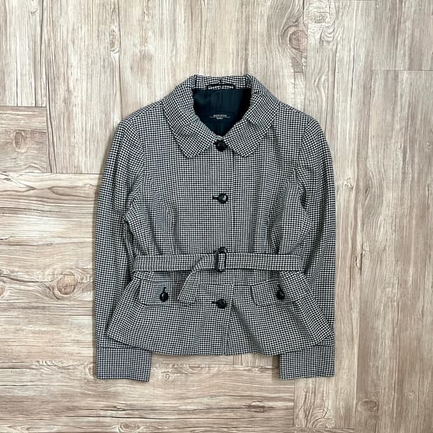 MaxMara 하운드투스 벨티드 자켓 