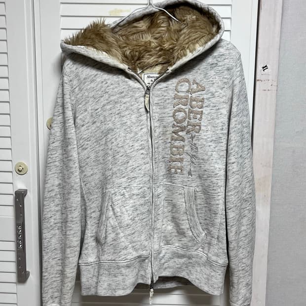 아베크롬비 퍼 후드집업 