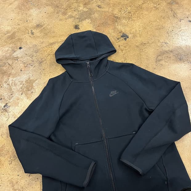 [정품/L] 나이키 테크 플리스 후드집업 블랙 b19