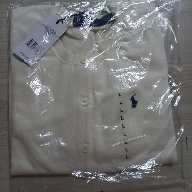 폴로 피마코튼 라지 가디건