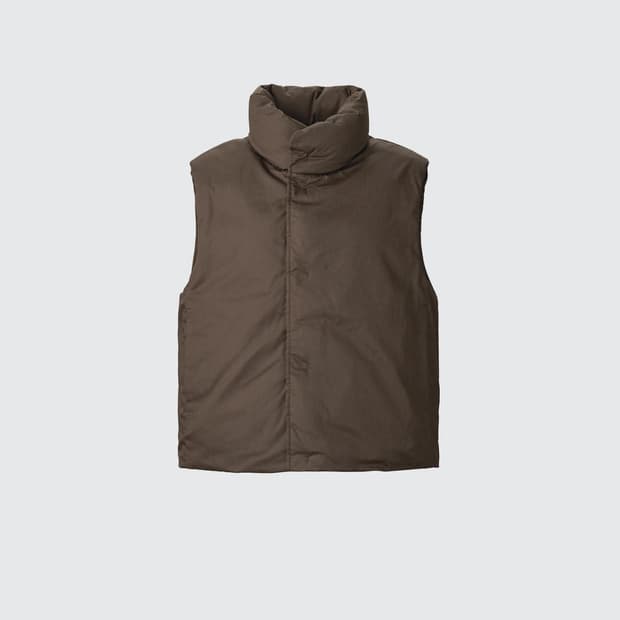 유니클로U 퍼프테크 논퀼팅 베스트XL