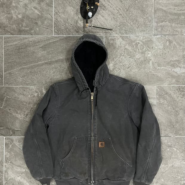 (S) 칼하트 후드 덕 액티브 자켓 J130 GVL 그래블