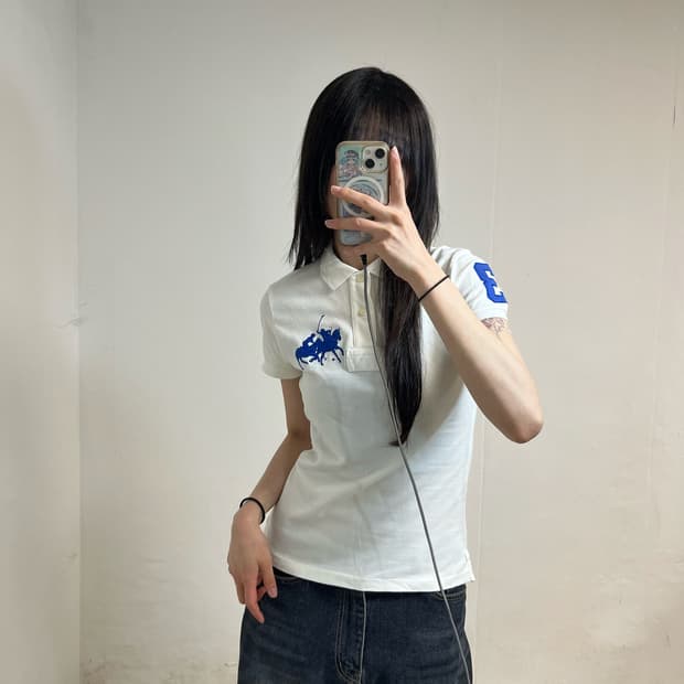 Polo Double Player Big Pony Collar Tee