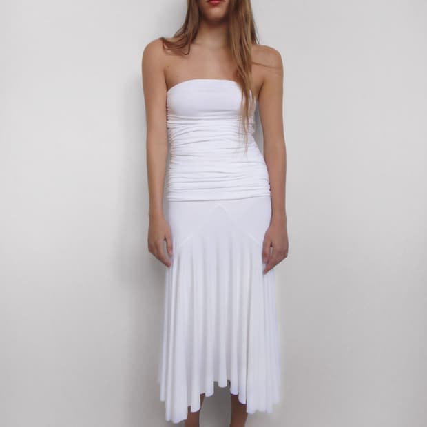 Gimaguas 튜브탑 드레스 화이트