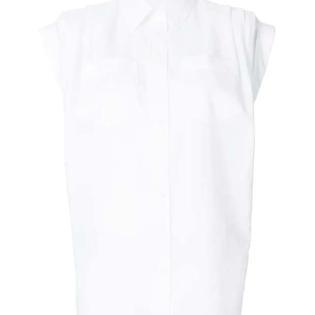 지방시 26ss 스트럭처드 숄더 셔츠