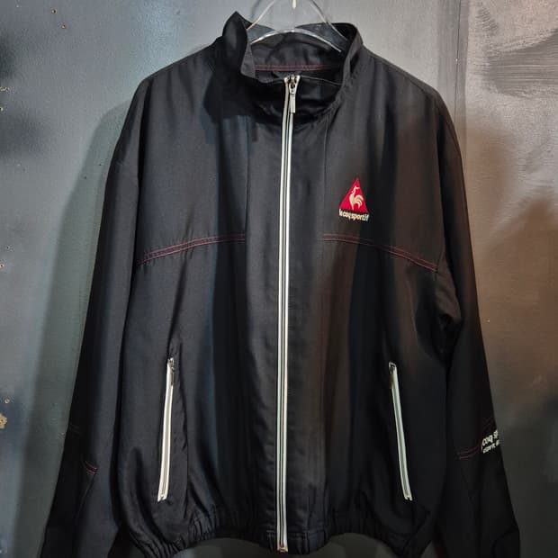 르꼬끄 스포르티프 바람막이 점퍼 블랙 M