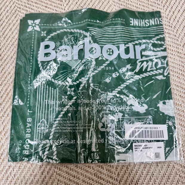 바버x캡틴션샤인 콜라보 반다나 25FW